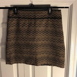 Brown business skirt